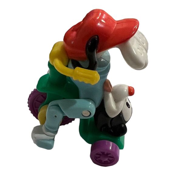 1993 McDonalds Happy Meal Toy Vintage Animaniacs TV Show Wakko On Tricycle - Picture 5 of 5